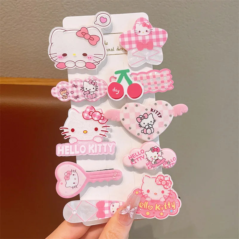 10pcs Children's Hair Clip HelloKitty
