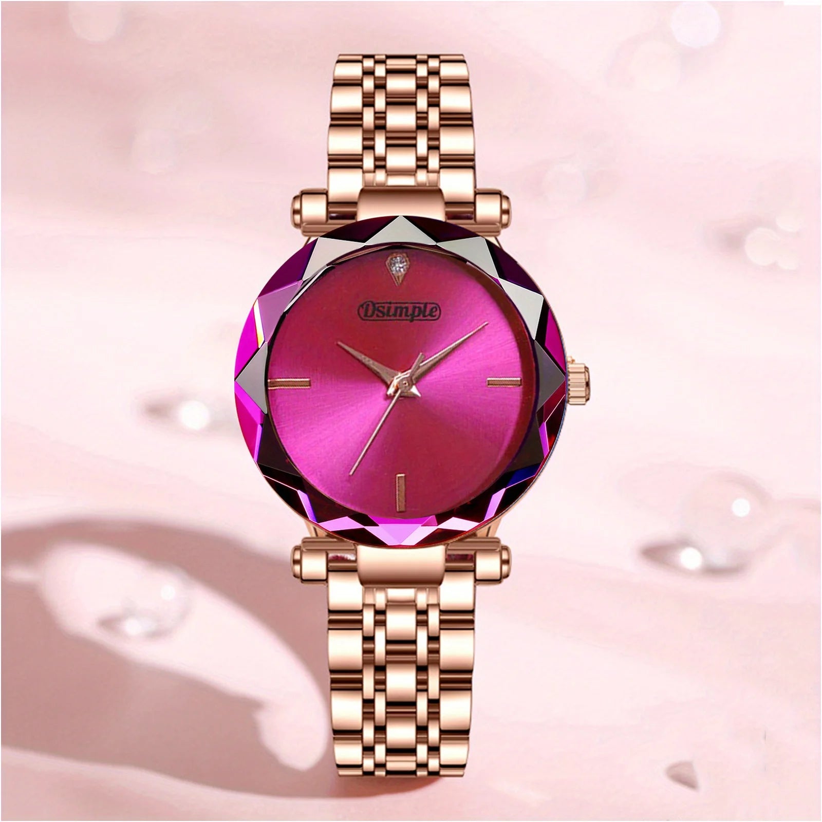 2pcs Luxury Elegant Women's Watch Set,