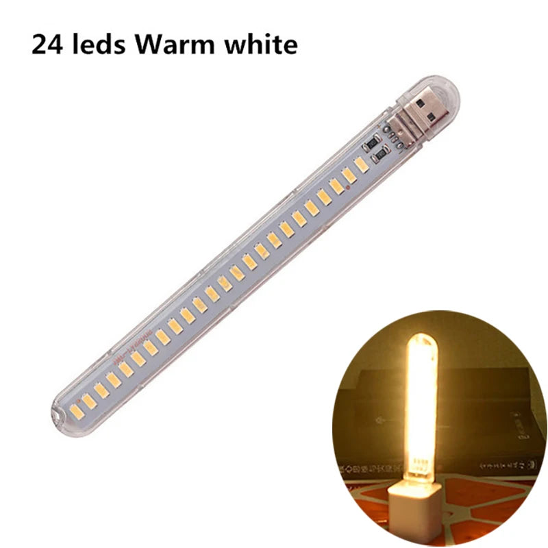 Mini USB Book Lights Portable USB LED Lamps DC 5V Ultra Bright Reading Lamp For Power Bank Camping PC Laptops USB Night Lights