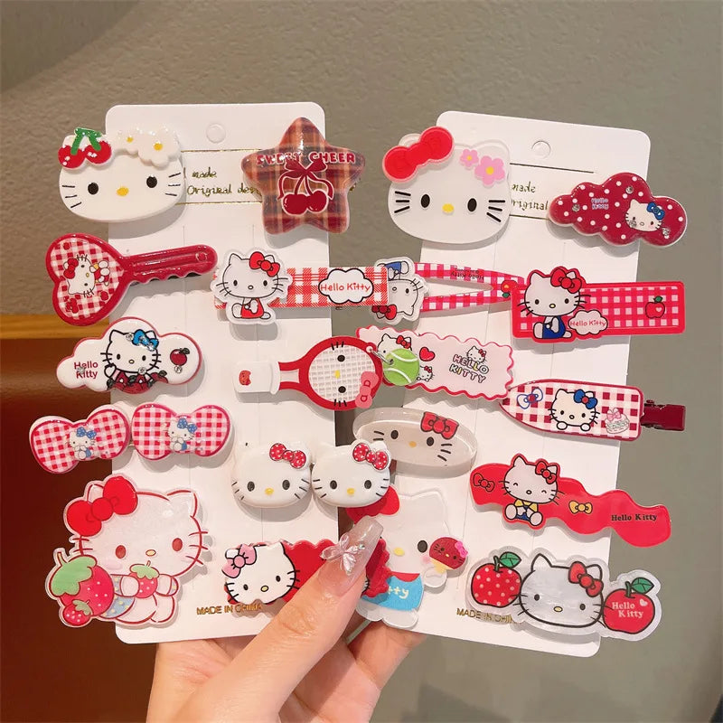 10pcs Children's Hair Clip HelloKitty