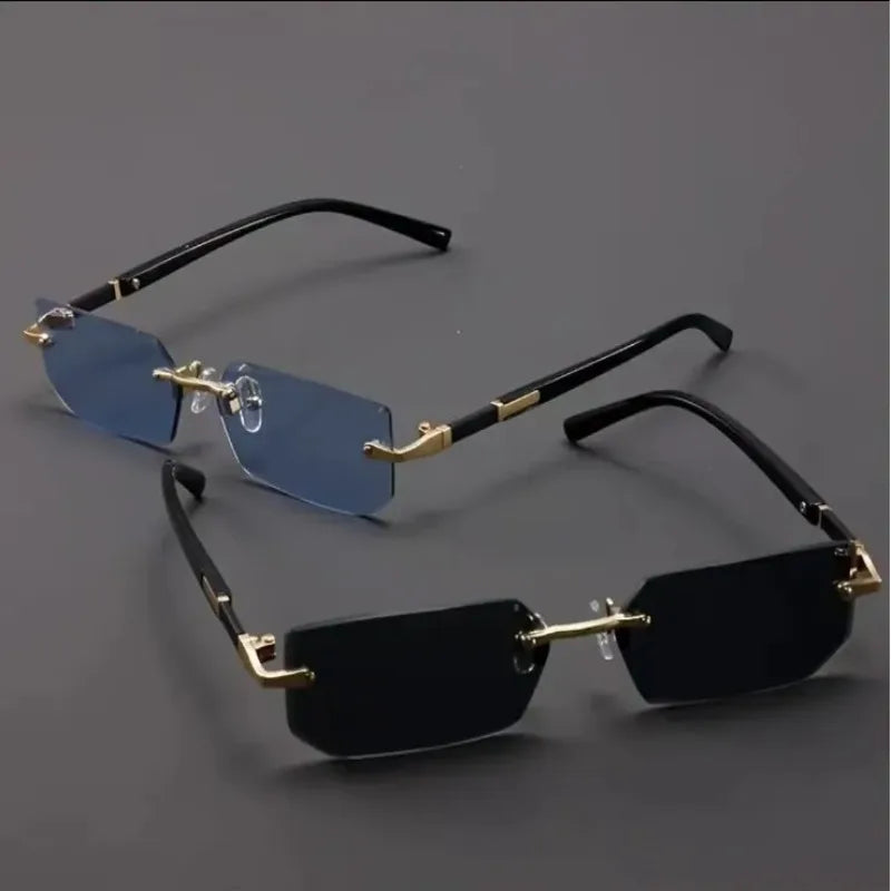 Sunglasses Rectangle Fashion Popular Women Men