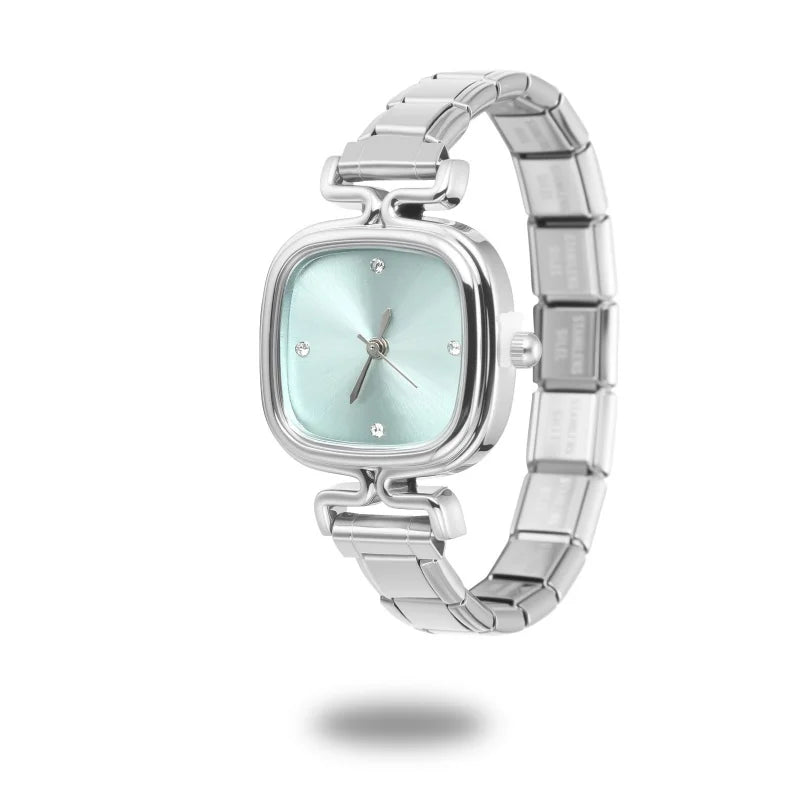 High Quality Men Women's Stainless Steel Round Simple Watch