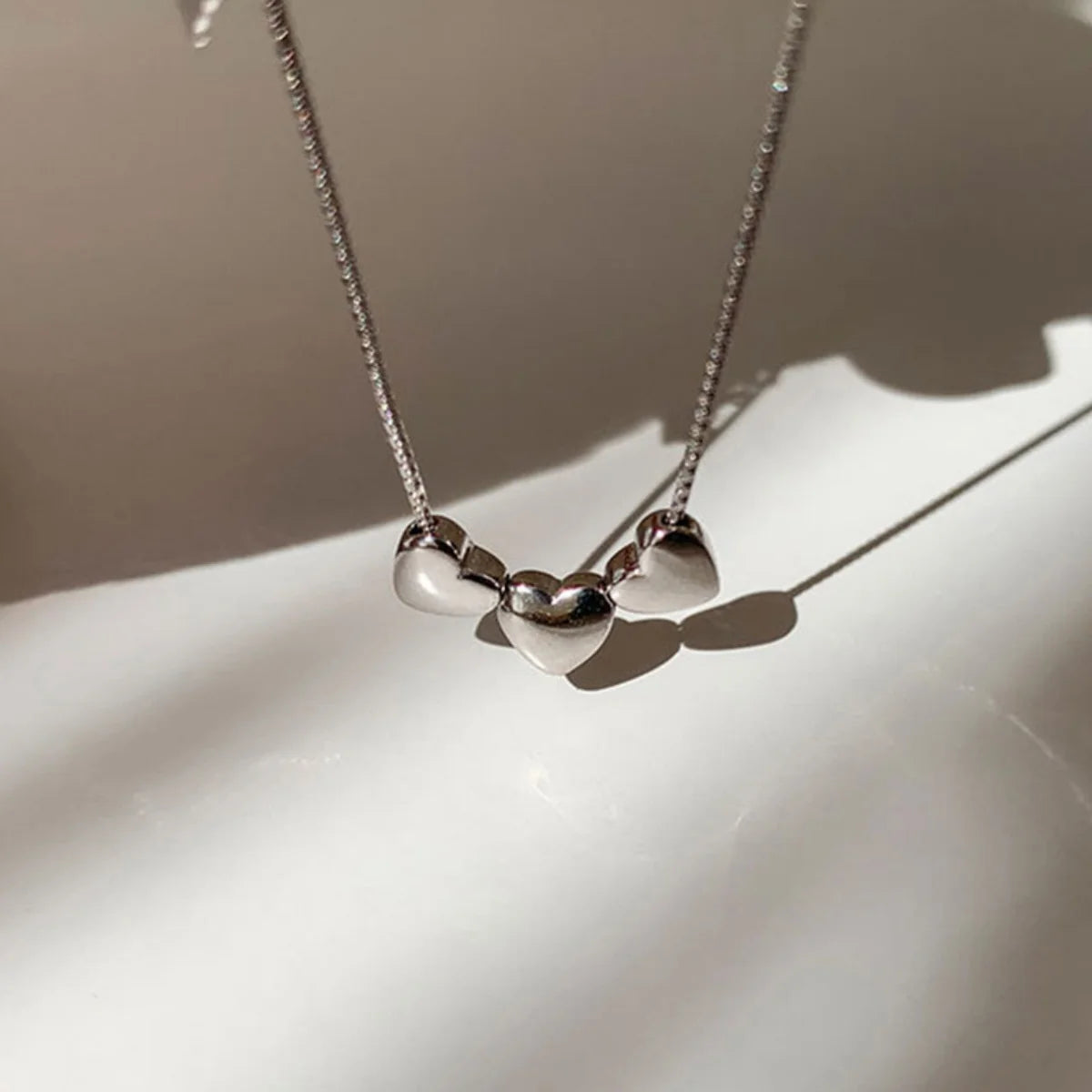 Minimalist Stainless Steel Love Heart Bracelets For Women Men Punk Vintage Silver Color Heart Adjutable Bangles Party Jewelry