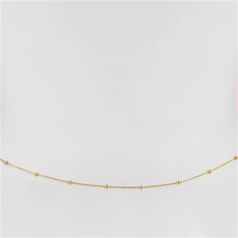 Girls Simple Beaded Belly Chains For Women