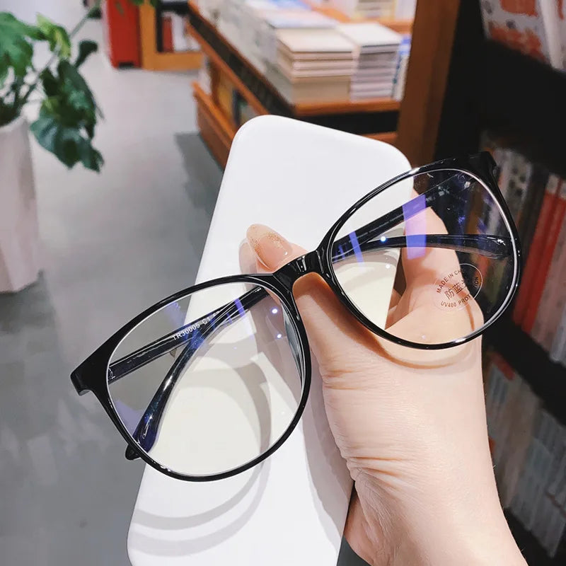 1PC  New Classic Retro Glasses Fashion Internet Celebrity Plain Reading Glasses