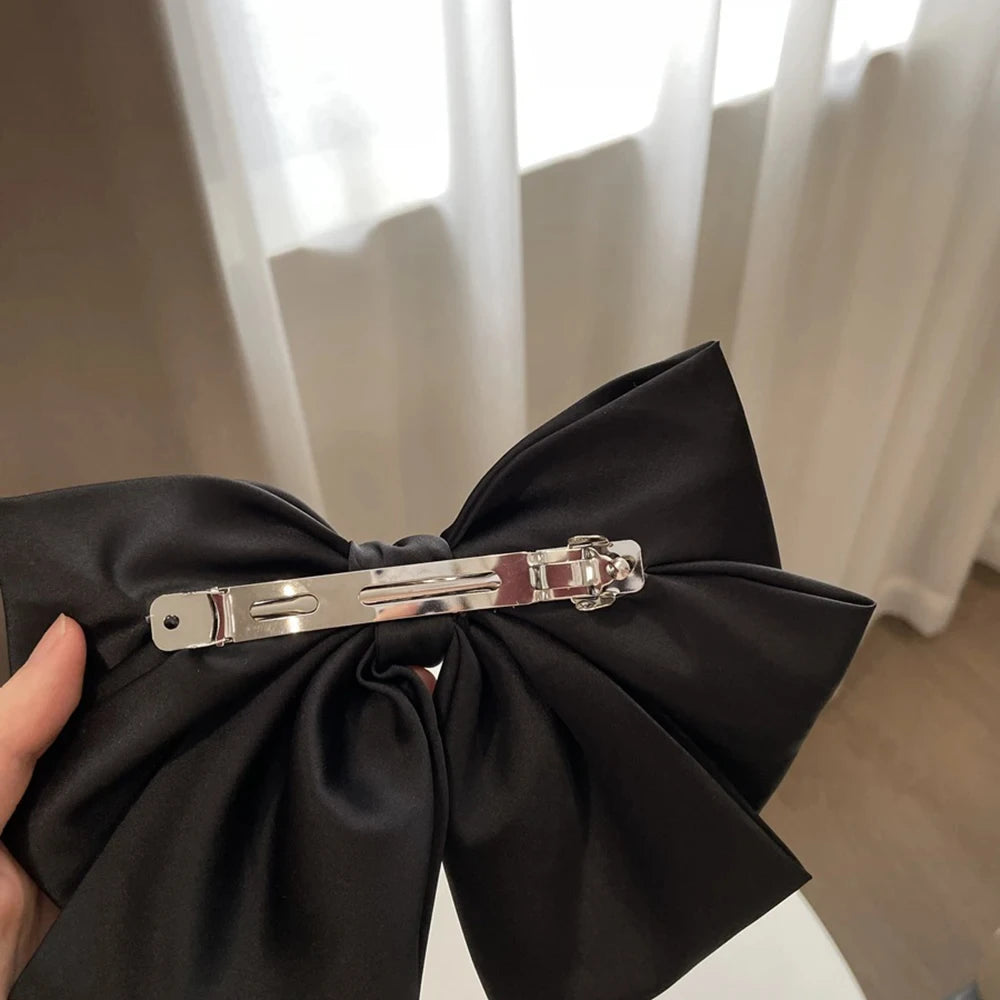 Bow Hairpin Ponytail Clip
