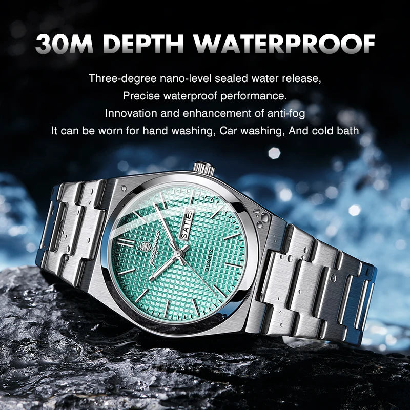 Luxury Men Wristwatch Waterproof