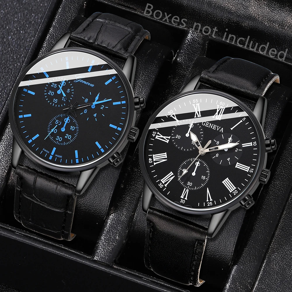2PCS Set  Fashion  Watches