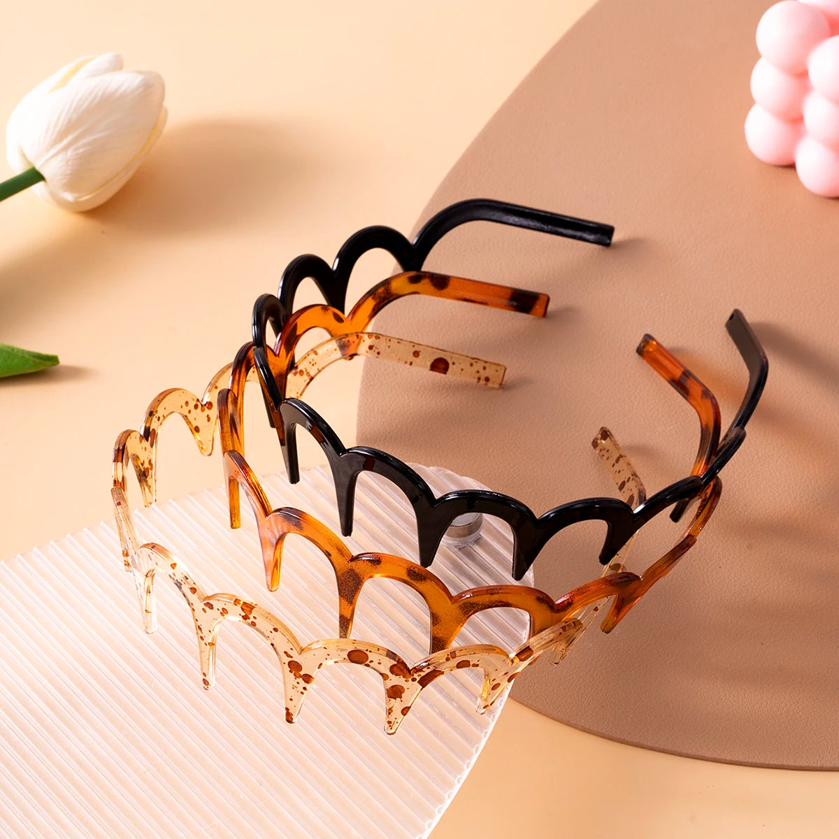 Hair Comb Non-Slip Headband Plastic