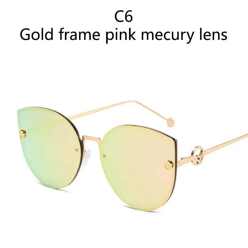 Classic Cat Eye Sunglasses Women Fashion