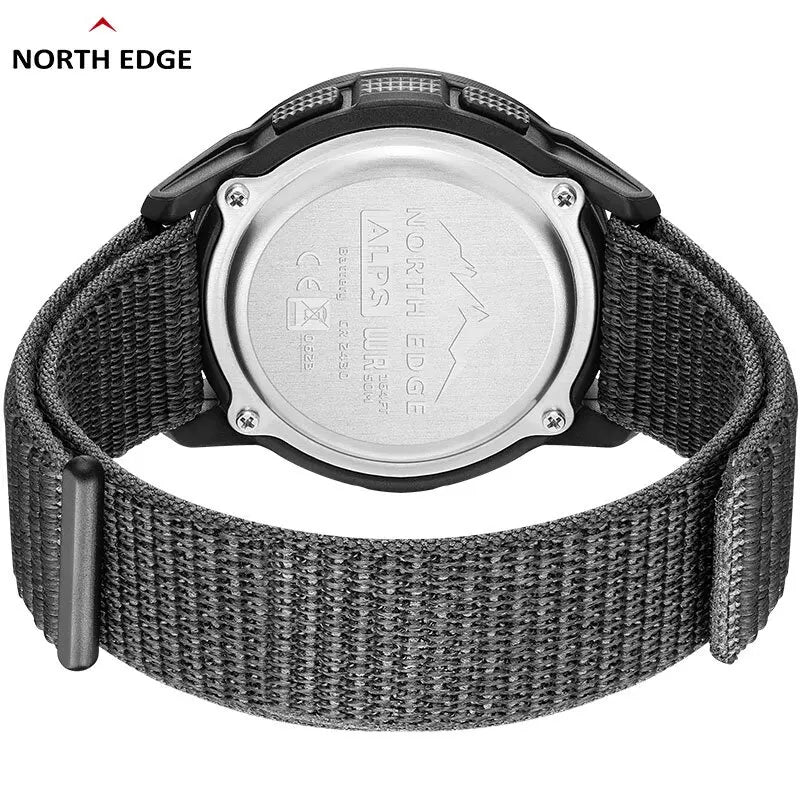 Men's Digital Carbon fiber Watch Shock Sports  Waterproof 50M Wristwatches