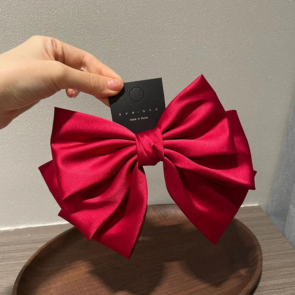 Bow Hairpin Ponytail Clip
