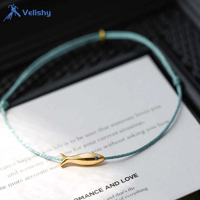 Bohemian Style Blue And Red Rope Fashion Leg Foot Chain Summer Beach Jewelry