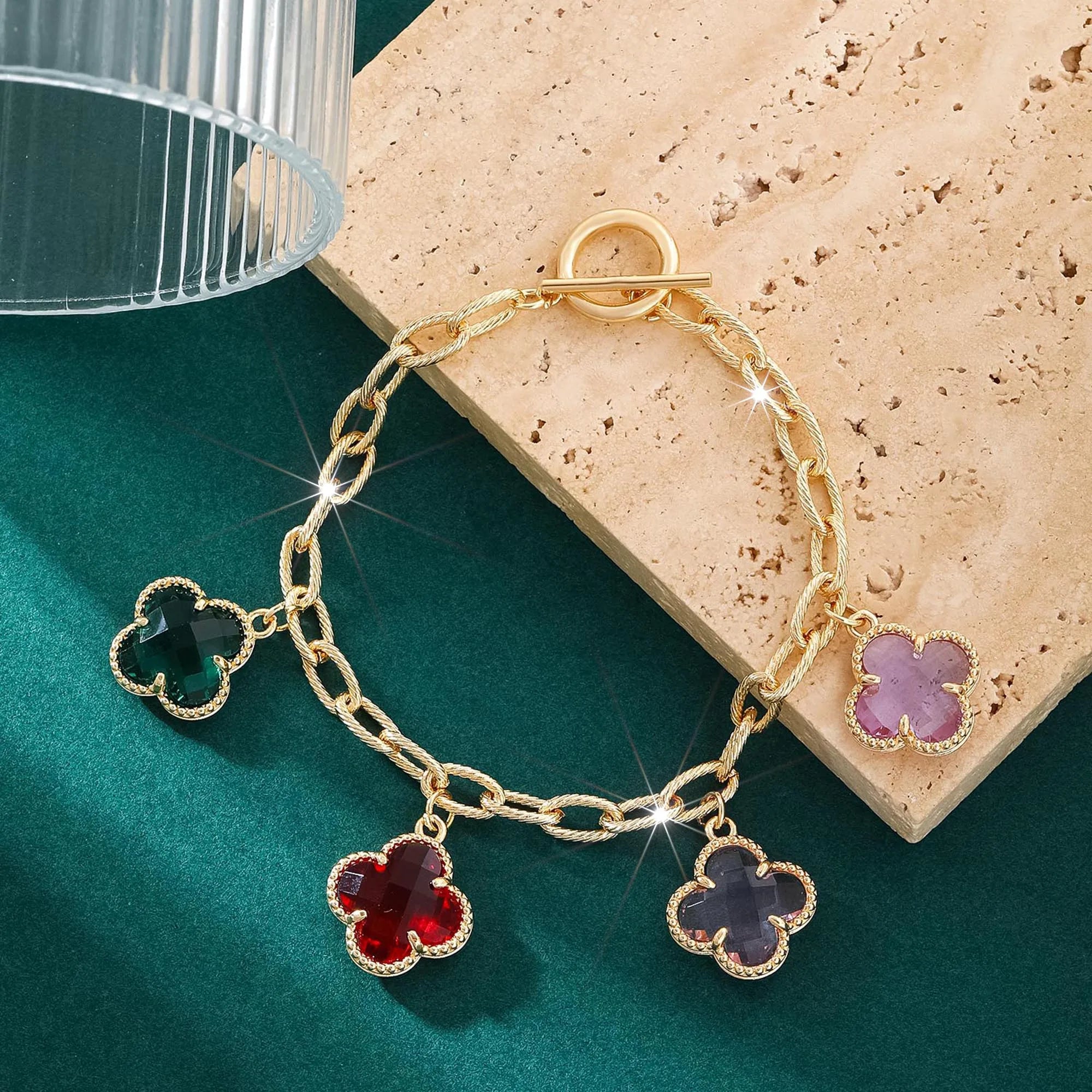 Style of Simple and Personalized Clover Four-Leaf Clover Bracelet
