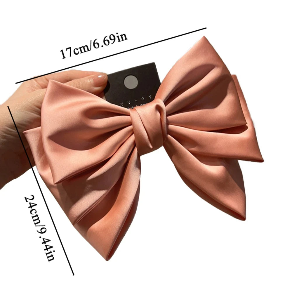 Bow Hairpin Ponytail Clip