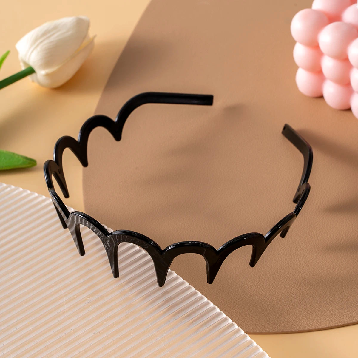 Hair Comb Non-Slip Headband Plastic