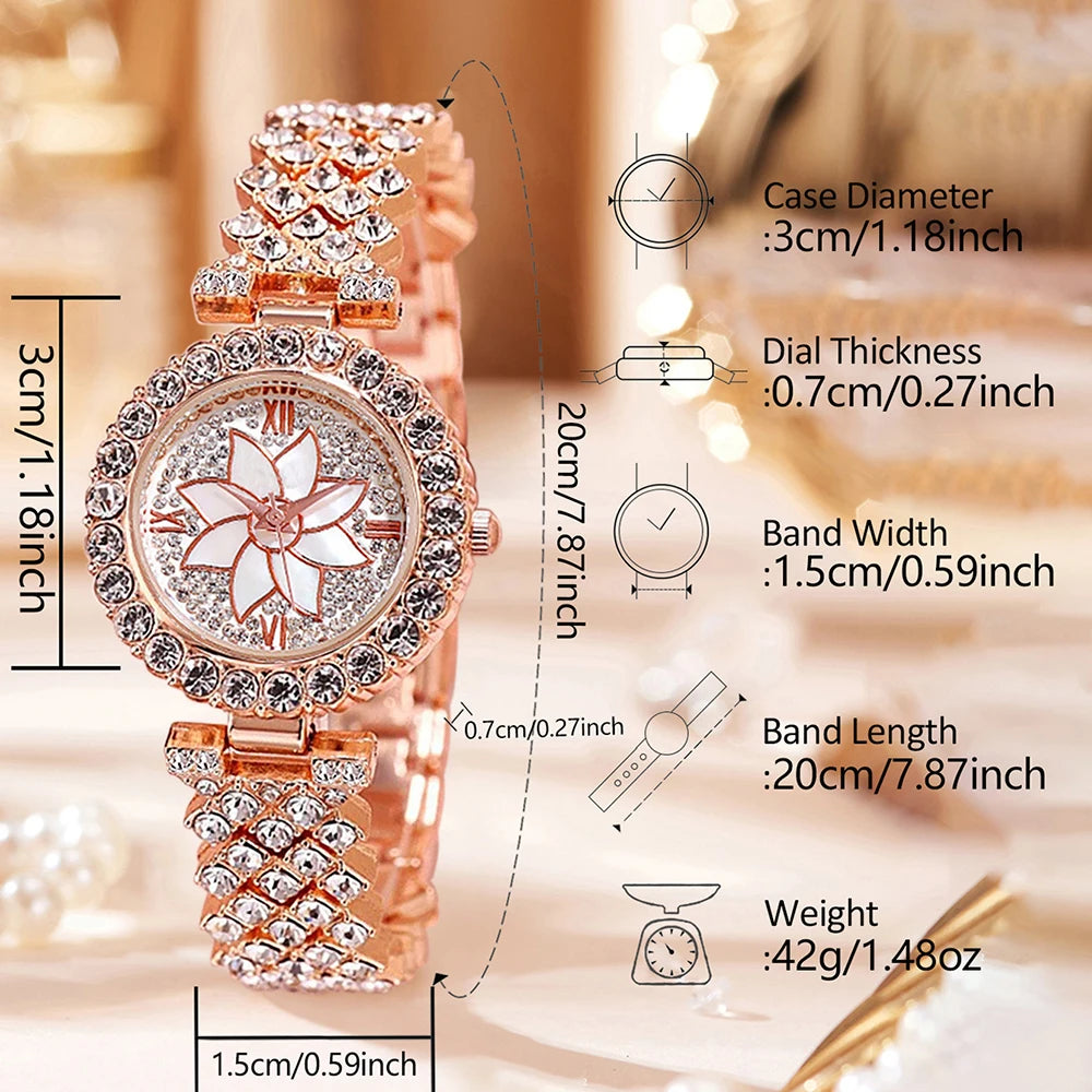 Luxury Women's Watch Set Fashion Trend Classic