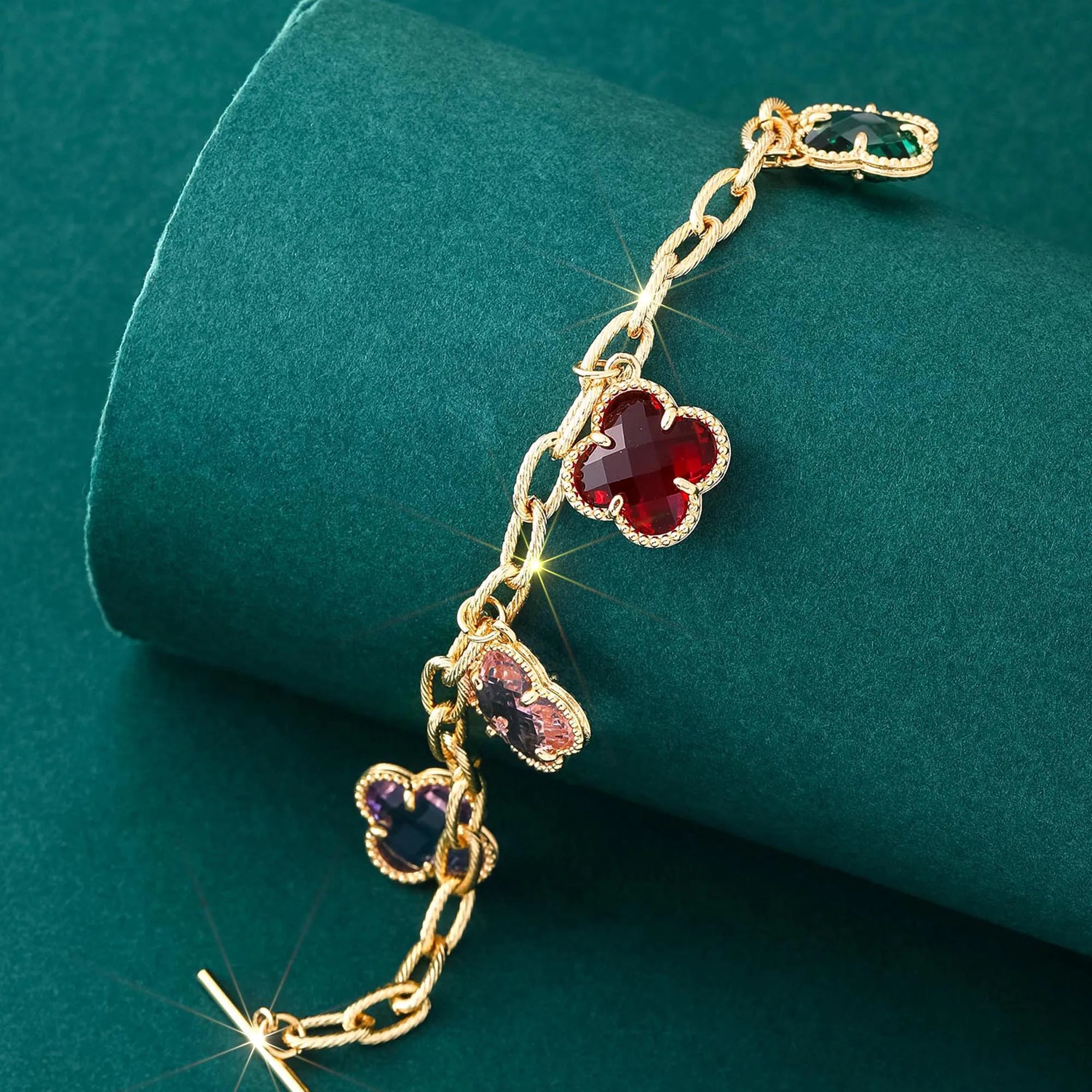 Style of Simple and Personalized Clover Four-Leaf Clover Bracelet