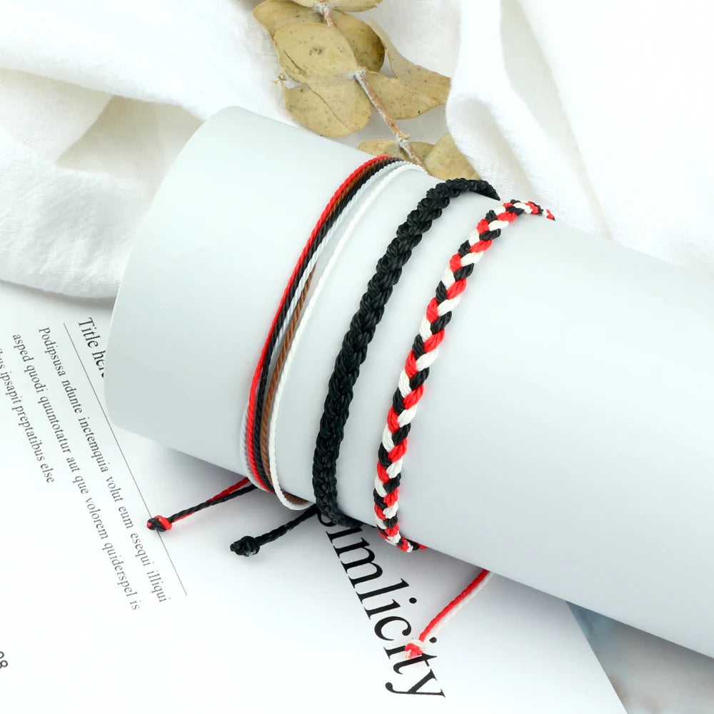 3Pcs/set Multi Color Tibetan Buddhist Bracelet