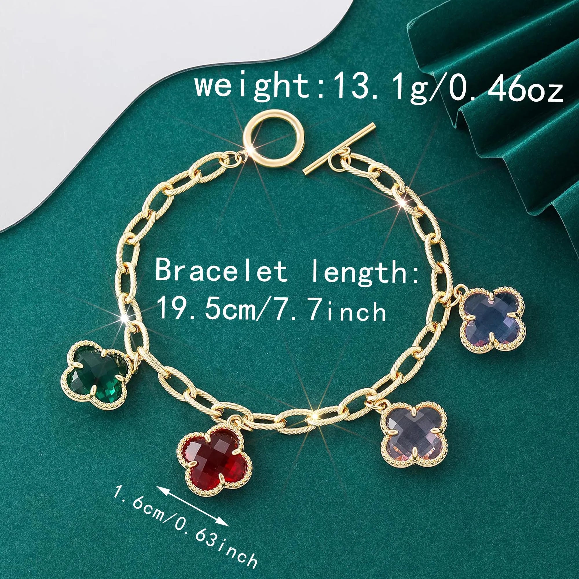 Style of Simple and Personalized Clover Four-Leaf Clover Bracelet