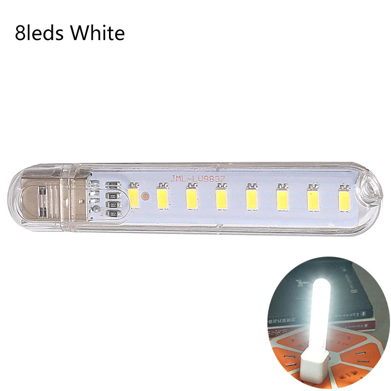 Mini USB Book Lights Portable USB LED Lamps DC 5V Ultra Bright Reading Lamp For Power Bank Camping PC Laptops USB Night Lights