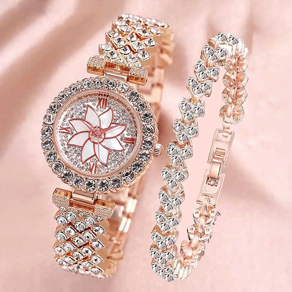 Luxury Women's Watch Set Fashion Trend Classic