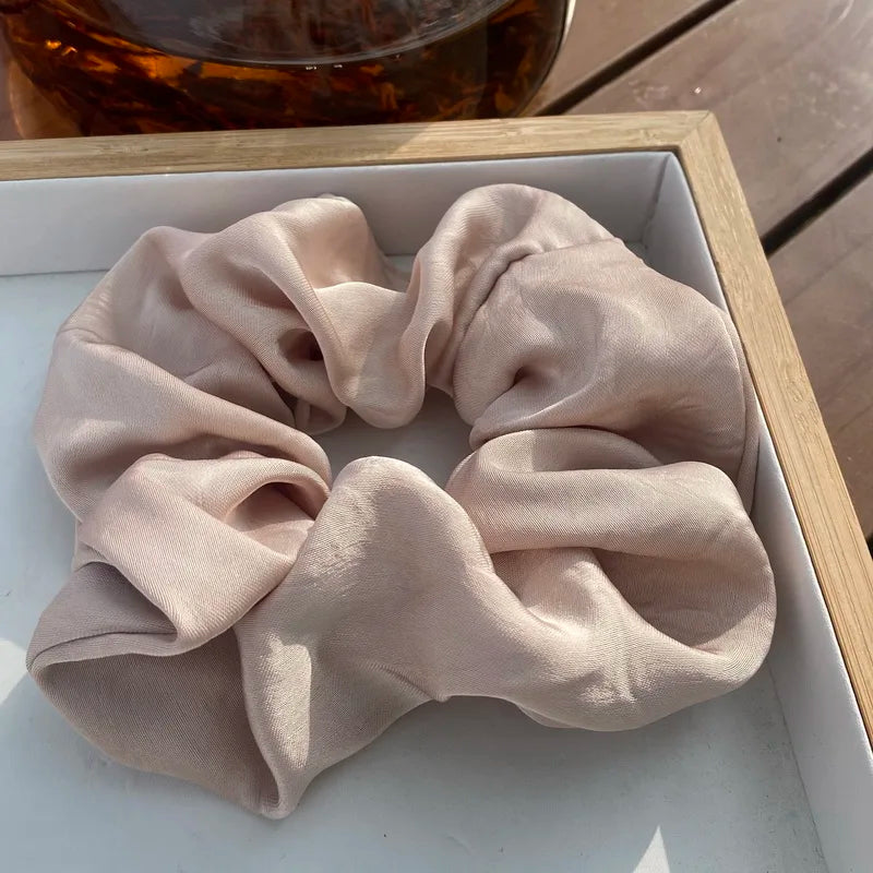 fashion silk hair scrunchies