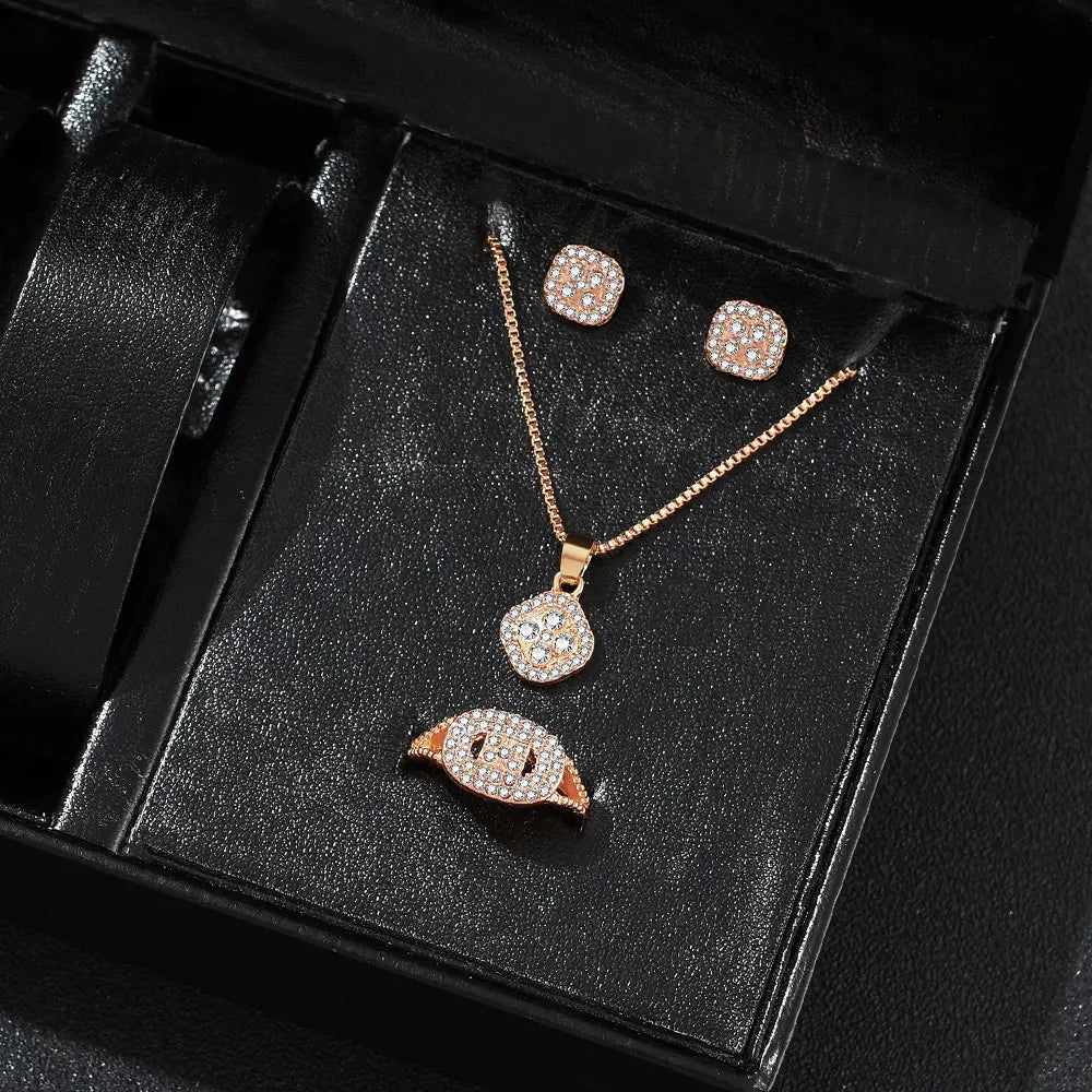 1PC Luxury Cube Jewelry Set,