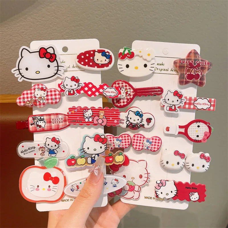 10pcs Children's Hair Clip HelloKitty