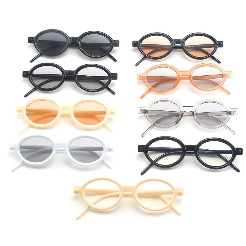 Vintage Small Oval Sunglasses