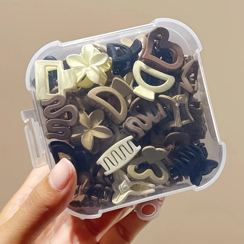 10/20/30pcs Beige Mixed Pack Small Clips
