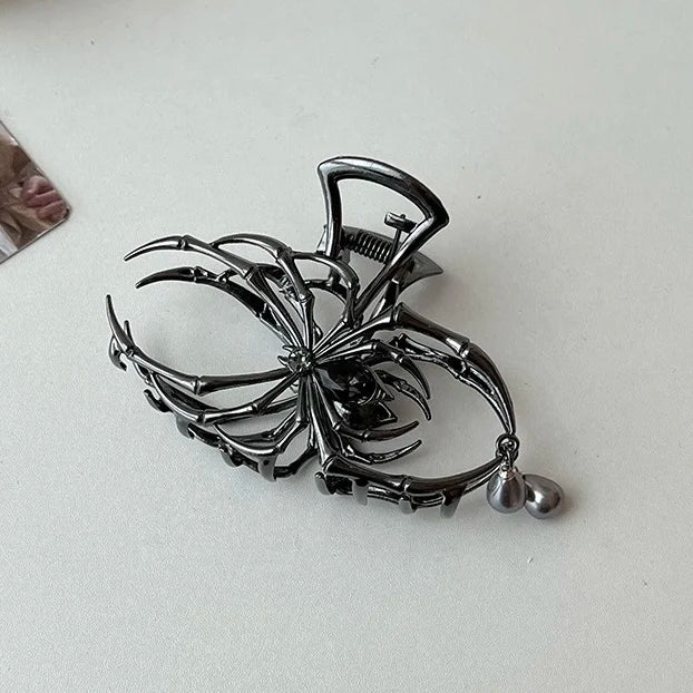 1Pcs Sliver Heart Hair Claw Clips
