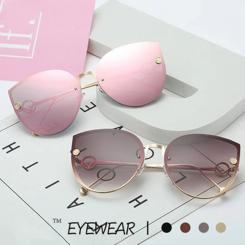 Classic Cat Eye Sunglasses Women Fashion