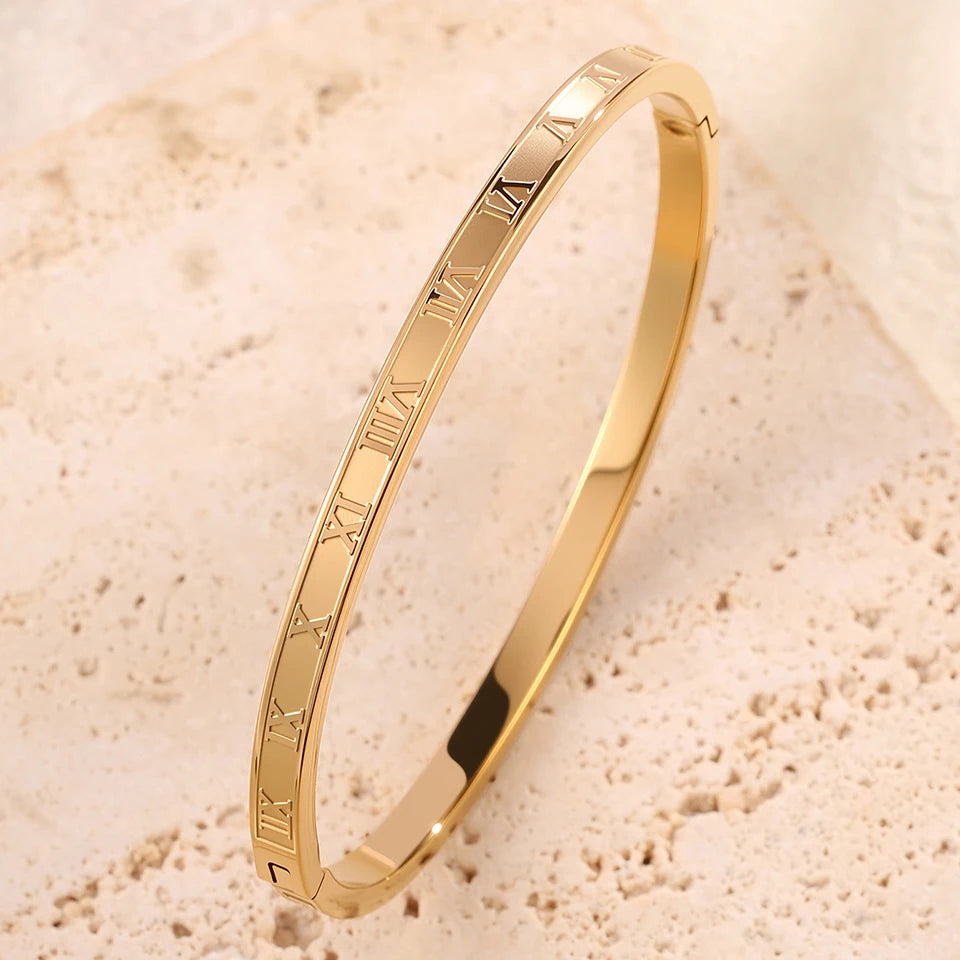 5/1pcs Sparkling Zirconia Inlaid Stainless