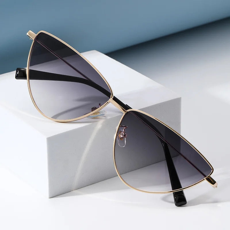 Cat Eye Shape Designer Sunglasses Woman New Fashion UV400 Protection
