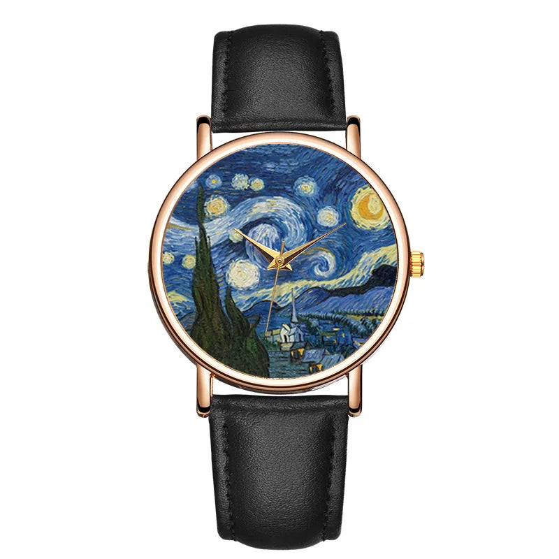 Creative Painting Design Women's Watches
