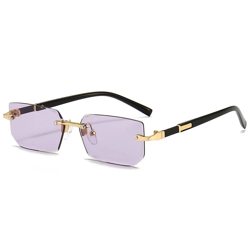 Sunglasses Rectangle Fashion Popular Women Men