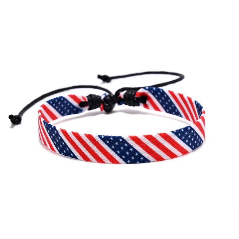Multicolor Weave Bracelets Traditional Patterns Arabic Scarf Style Bracelet