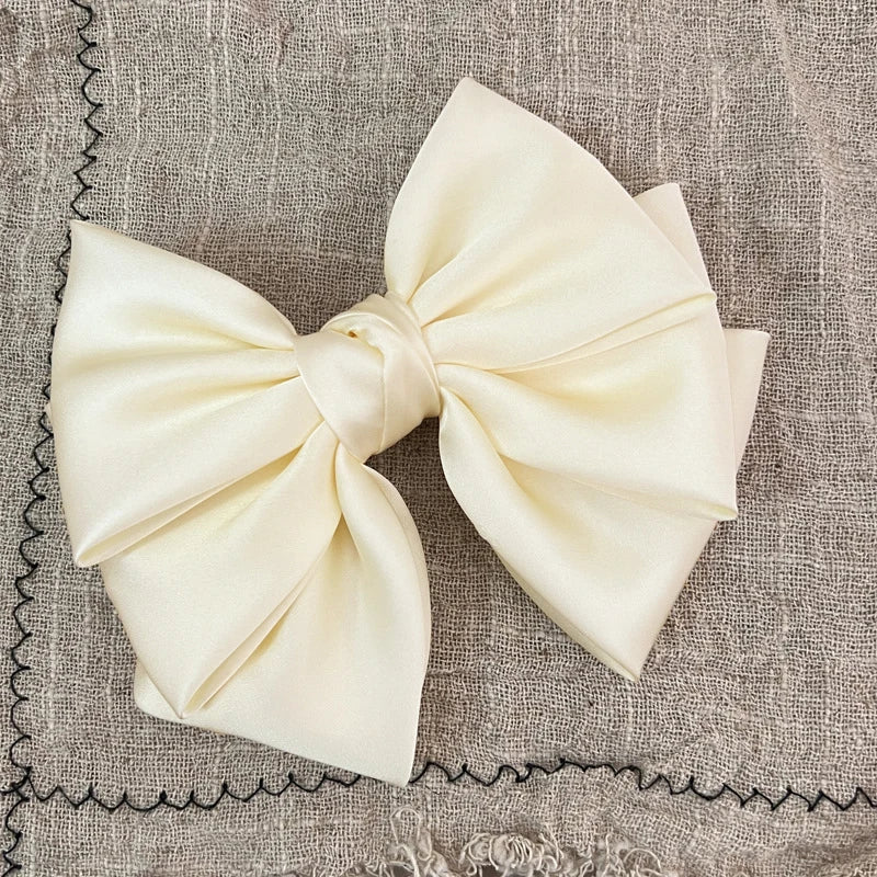 Bow Hairpin Ponytail Clip