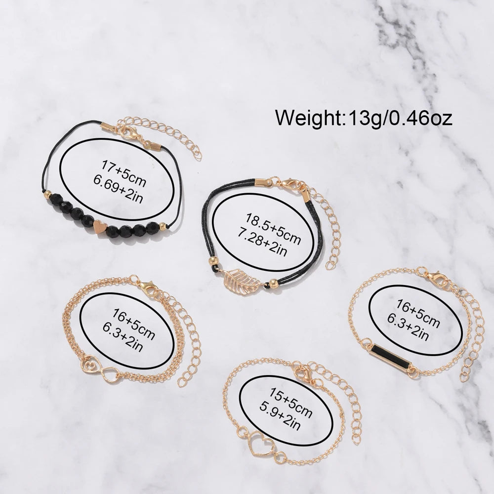 6PCS Set Watch For Women Luxury   Ladies