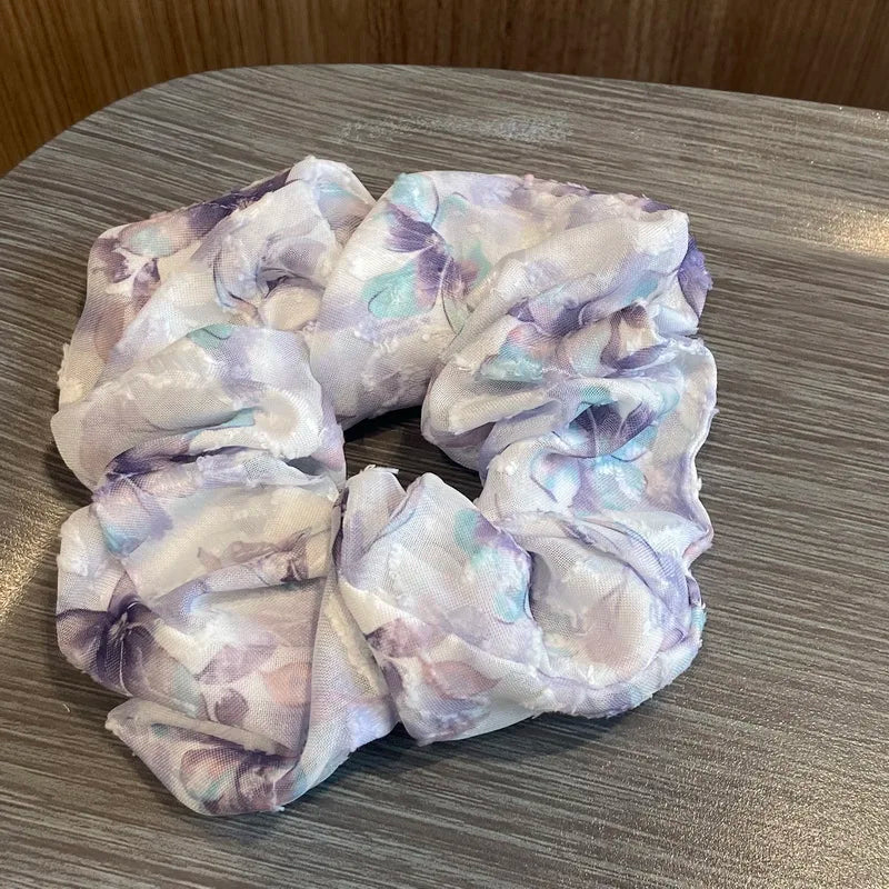 fashion silk hair scrunchies