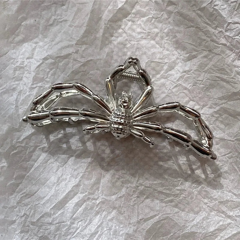 1Pcs Sliver Heart Hair Claw Clips