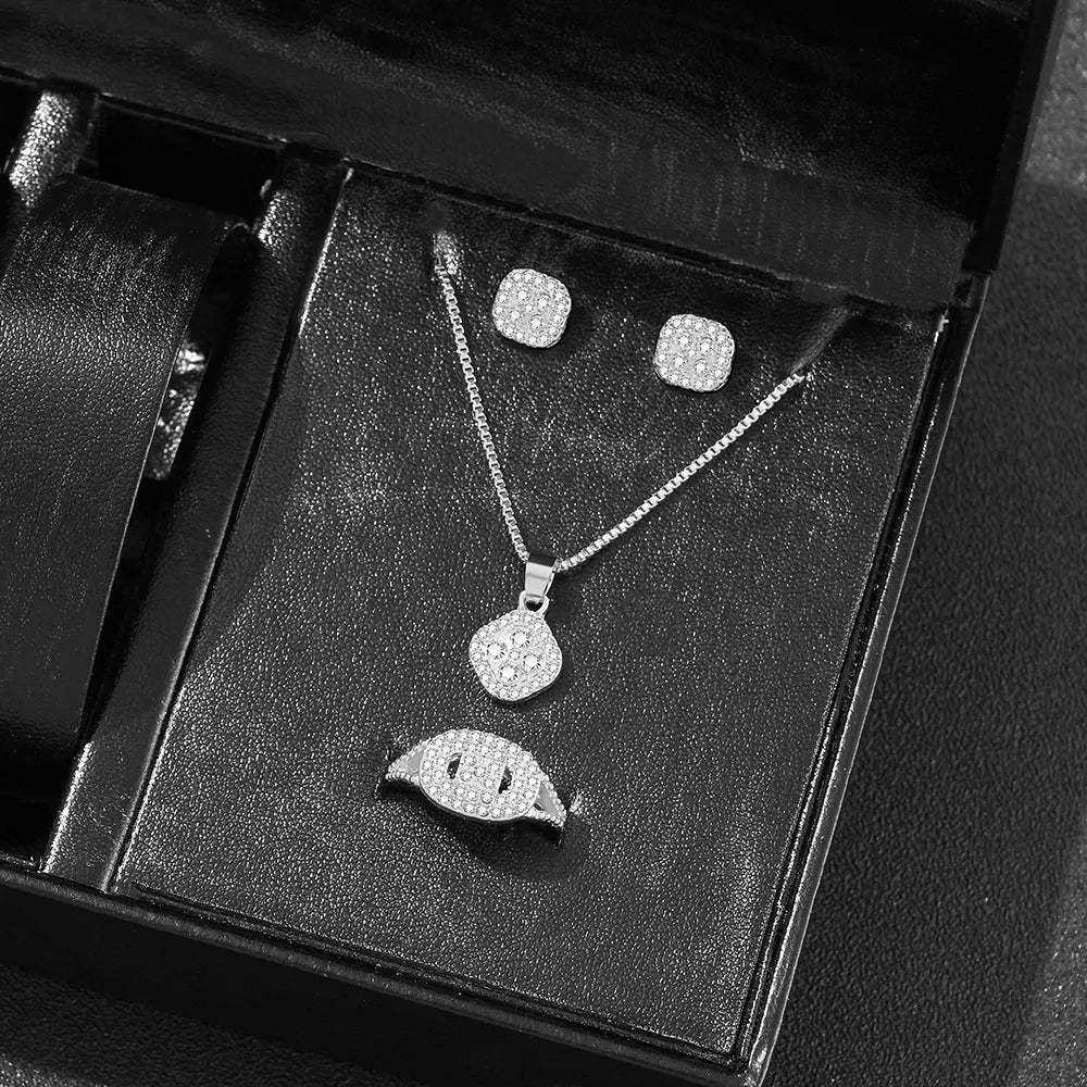 1PC Luxury Cube Jewelry Set,