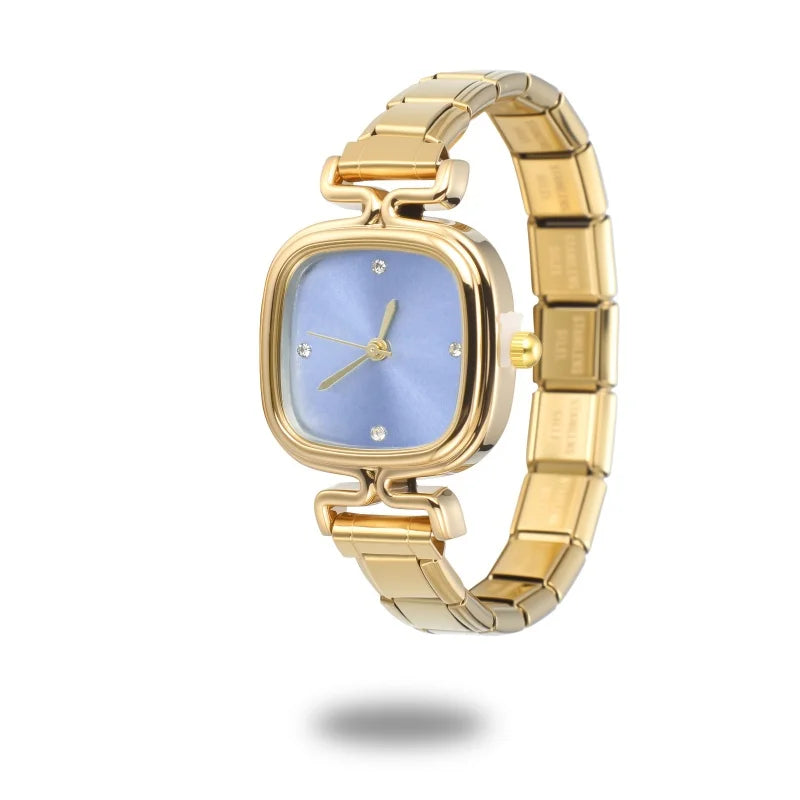 High Quality Men Women's Stainless Steel Round Simple Watch