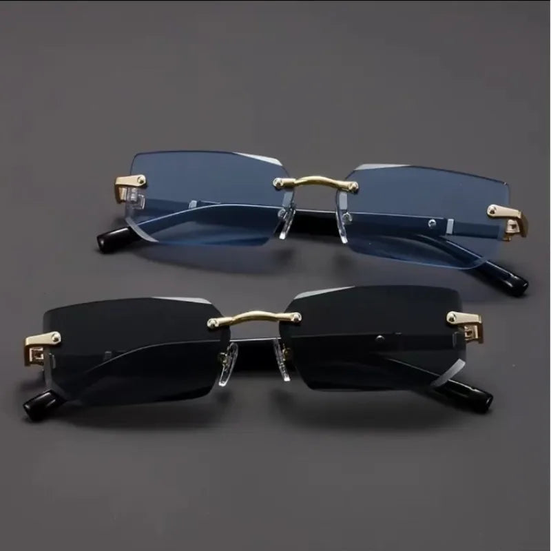 Sunglasses Rectangle Fashion Popular Women Men