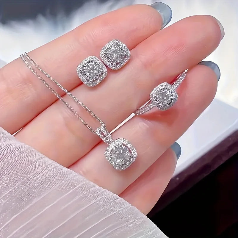 1PC Luxury Cube Jewelry Set,