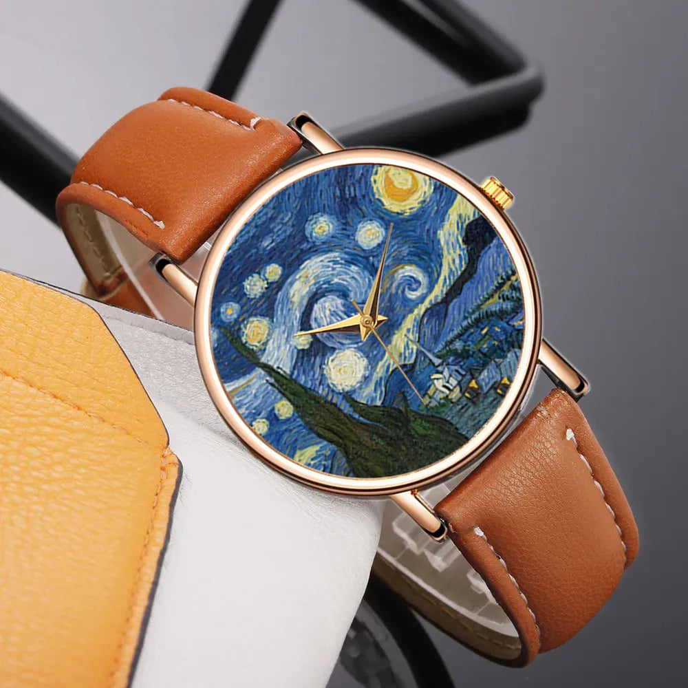 Creative Painting Design Women's Watches