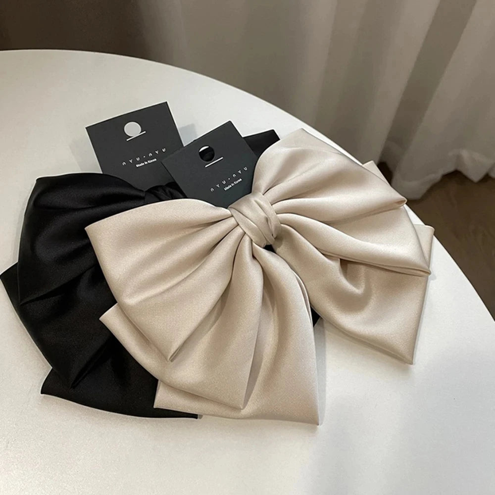 Bow Hairpin Ponytail Clip