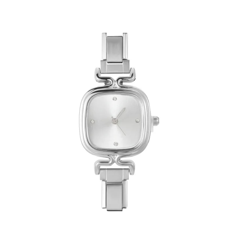 High Quality Men Women's Stainless Steel Round Simple Watch