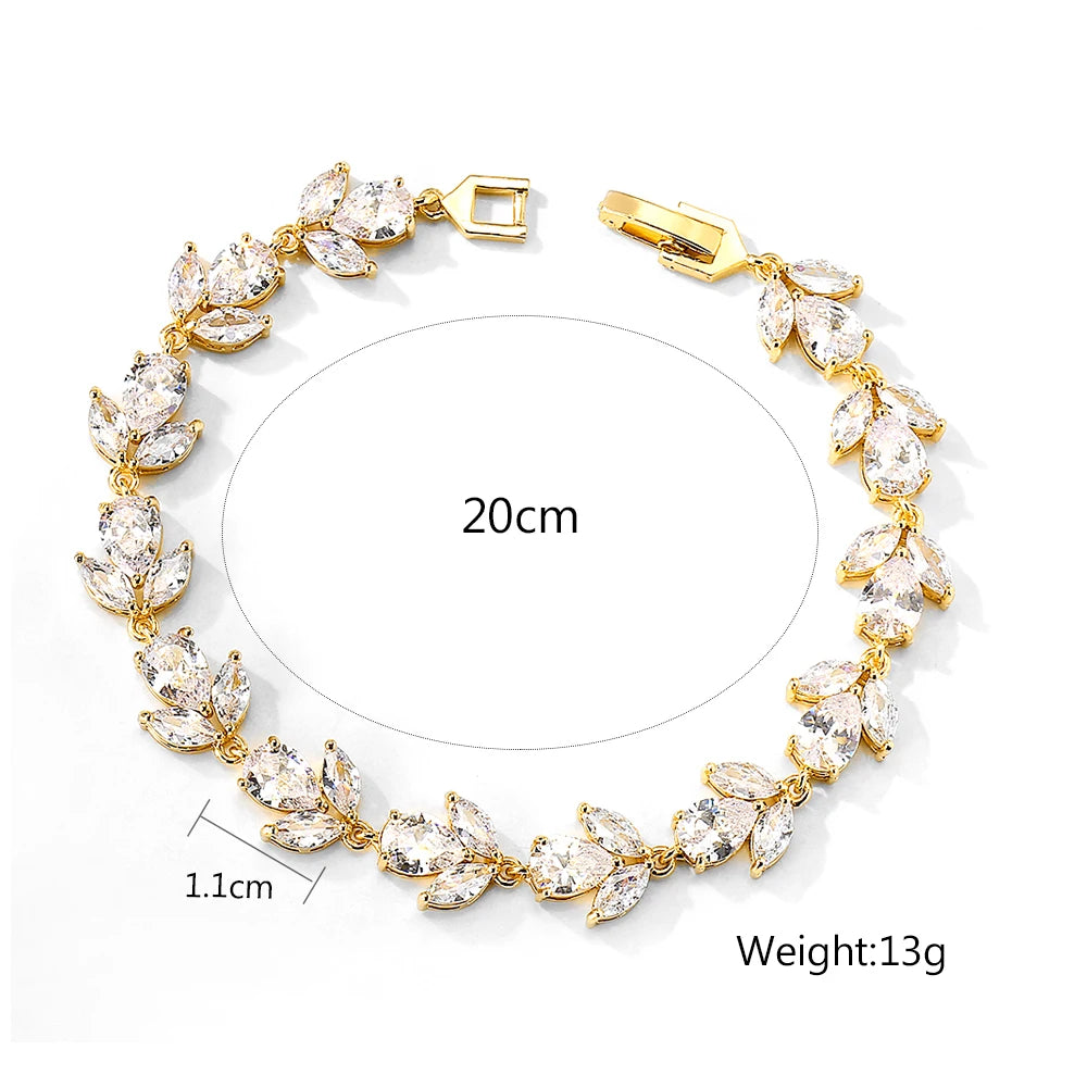Cubic Zirconia Wedding Bracelets